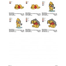 Package 3 Winnie the Pooh 07 Embroidery Designs